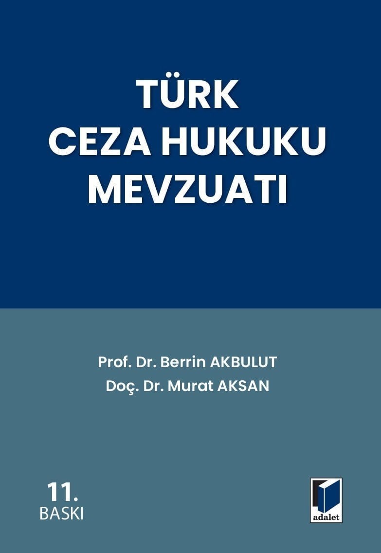 Türk Ceza Hukuku Mevzuatı  kitap kapağı