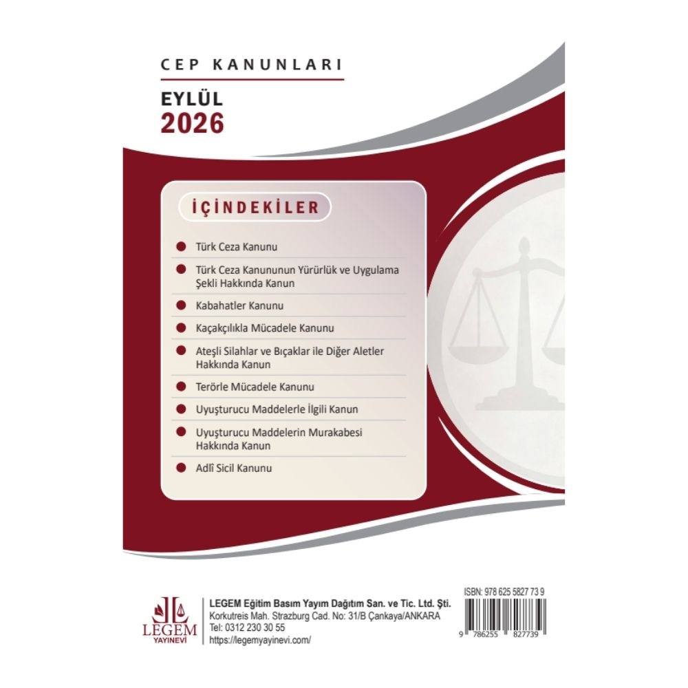 Türk Ceza Kanunu ( Cep Kanunu )