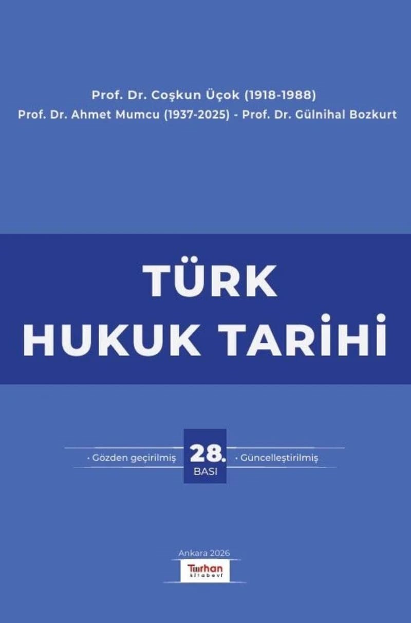 Türk Hukuk Tarihi  kitap kapağı
