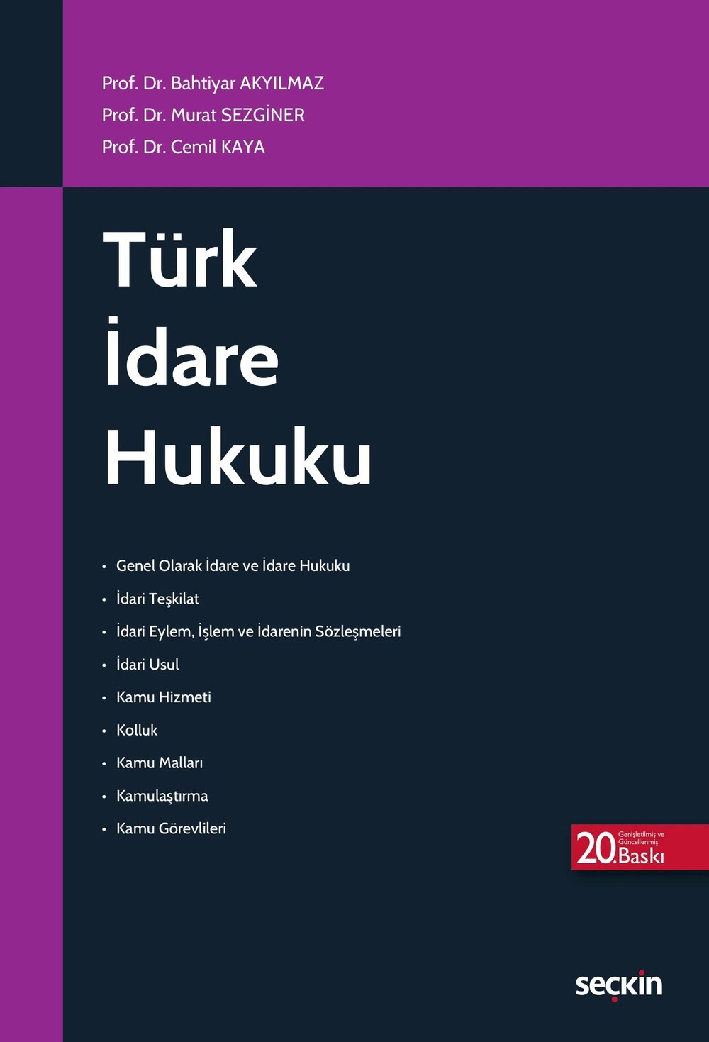 Türk İdare Hukuku  kitap kapağı