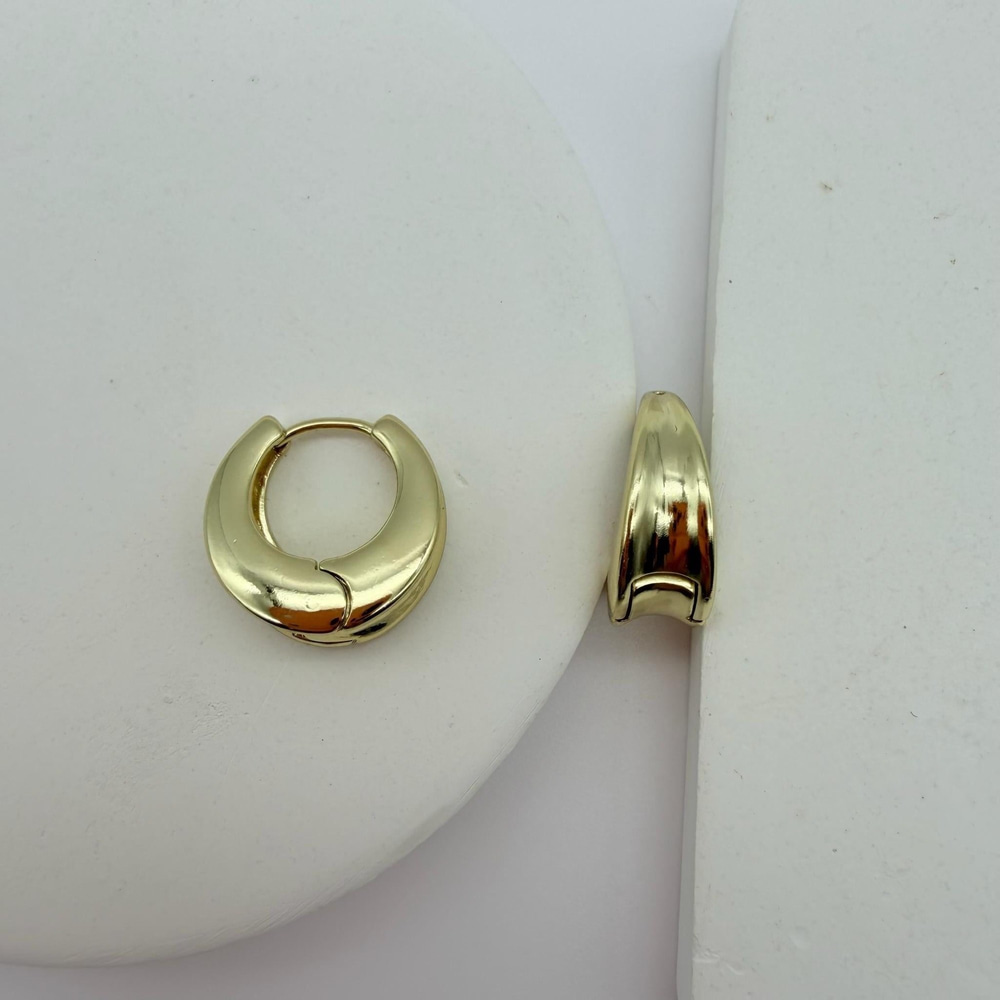 14K Özel Seri Küçük Kalın Küpe