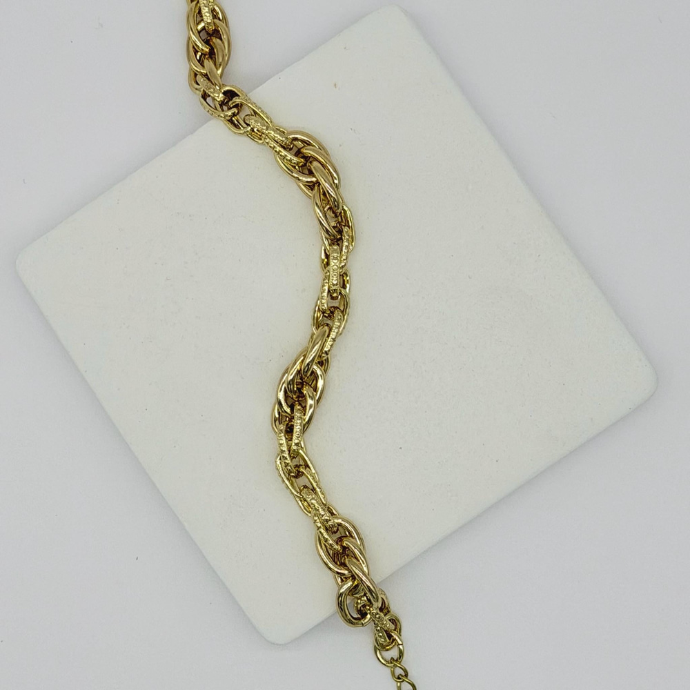 14K Özel Seri Kuyumcu Model Bileklik (17+3 cm) 