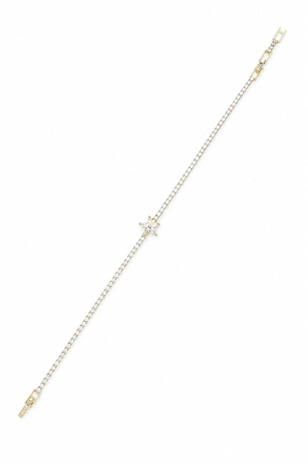 Çiçekli Tamtur Bileklik (17+2 cm)