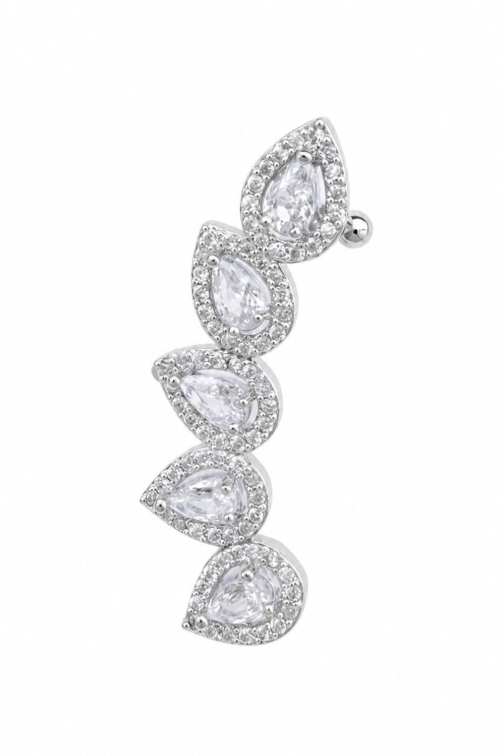 Damla Taş Sıralı Earcuff