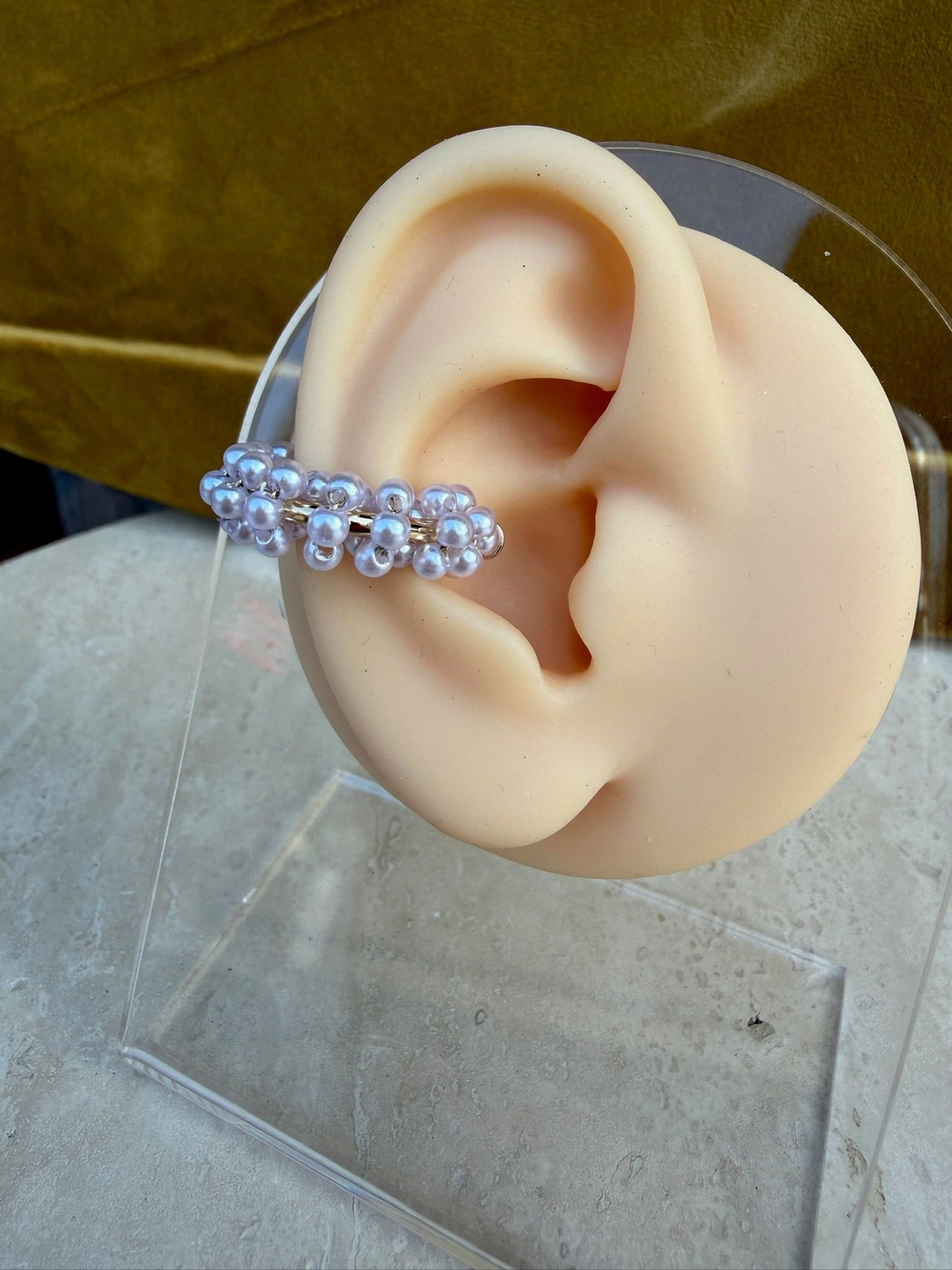 İncili Sarmal Earcuff