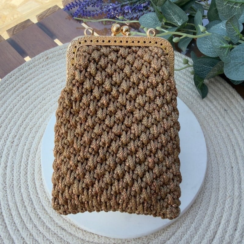 Kahverengi Simli Cüzdan