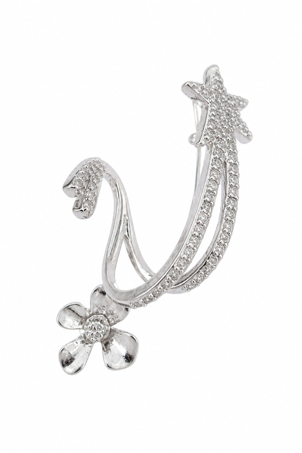 Kuyruklu Yıldız Silver Earcuff