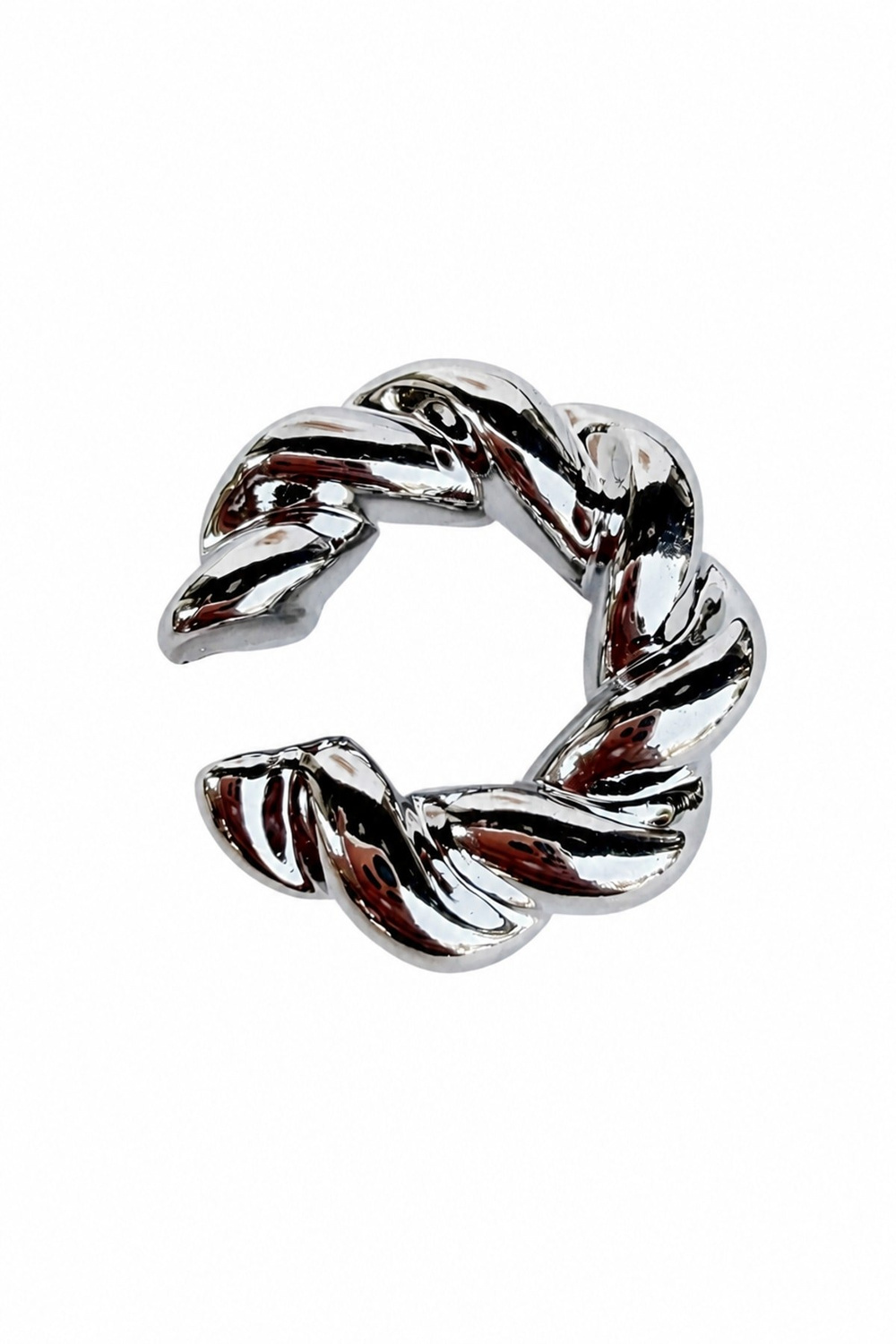 Silver Burgu Büyük C Earcuff
