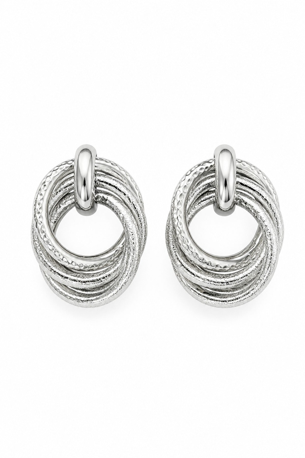 Silver Halo Küpe