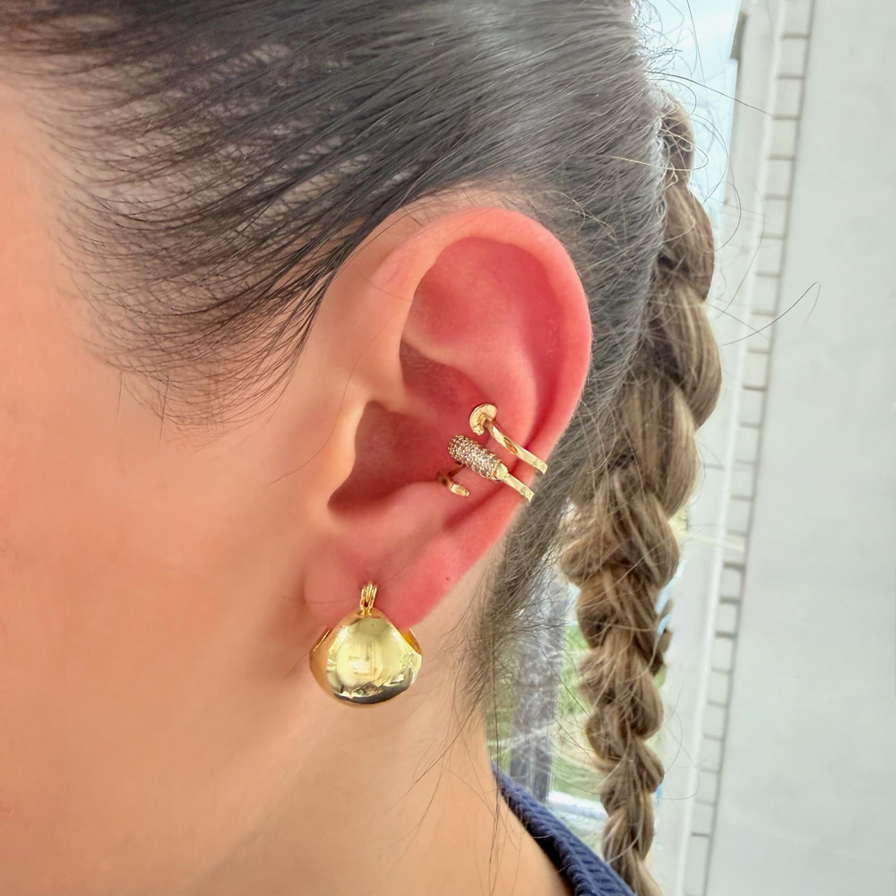 Taşlı Çivi Model Earcuff