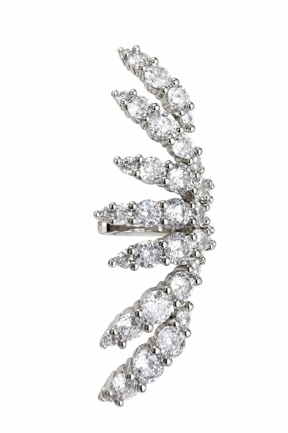 Taşlı Silver Earcuff