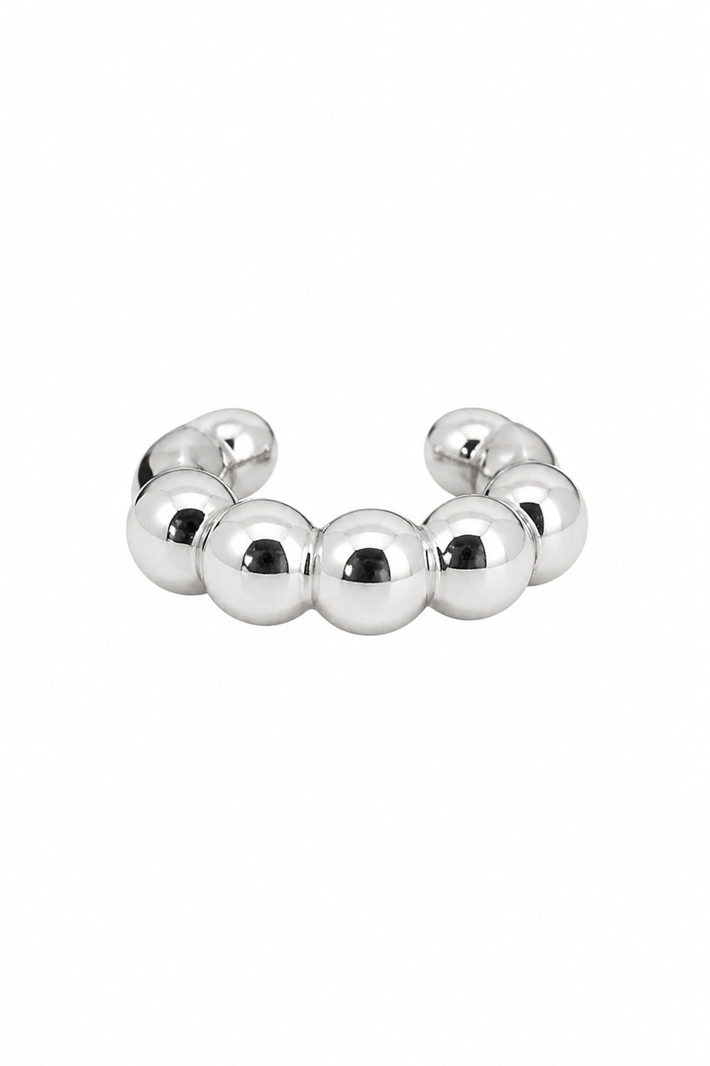 Top Silver C Earcuff