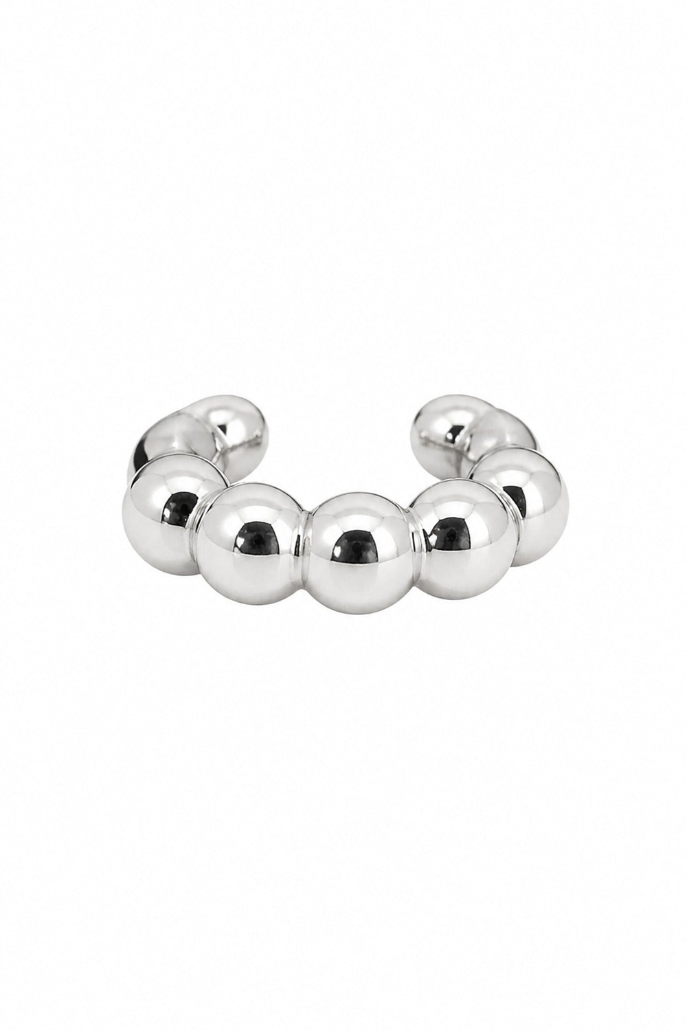 Top Silver C Earcuff