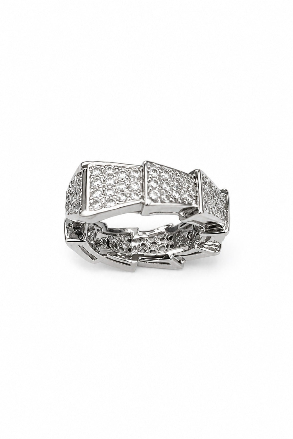 Yılan Taşlı Silver Earcuff