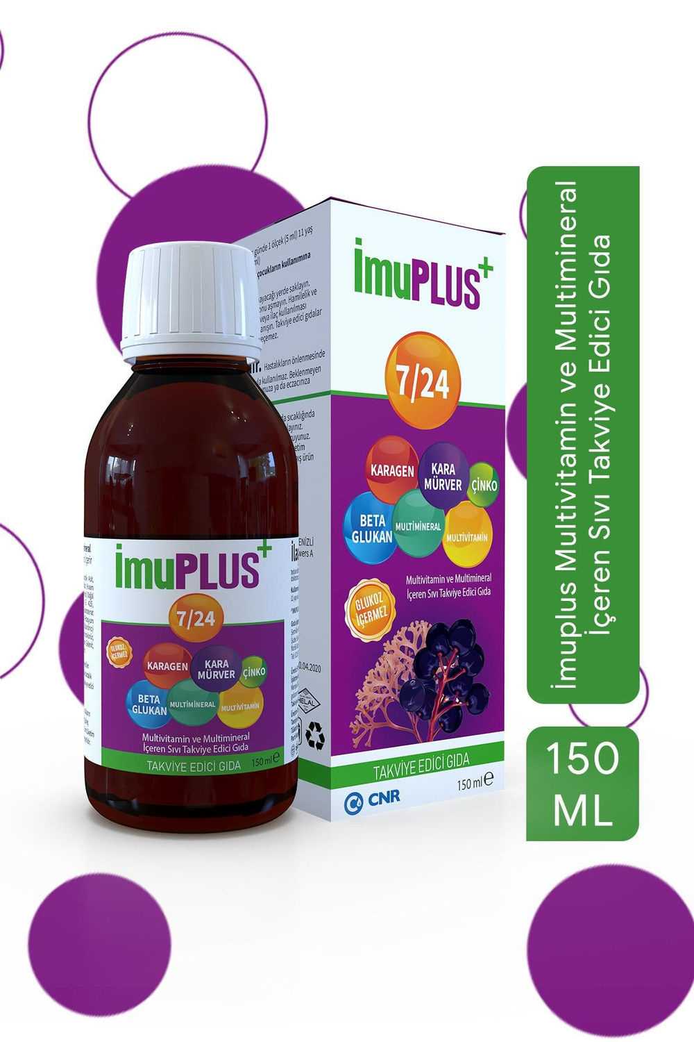 İmuplus Multivitamin ve Multimineral İçeren Sıvı Takviye Edici Gıda
