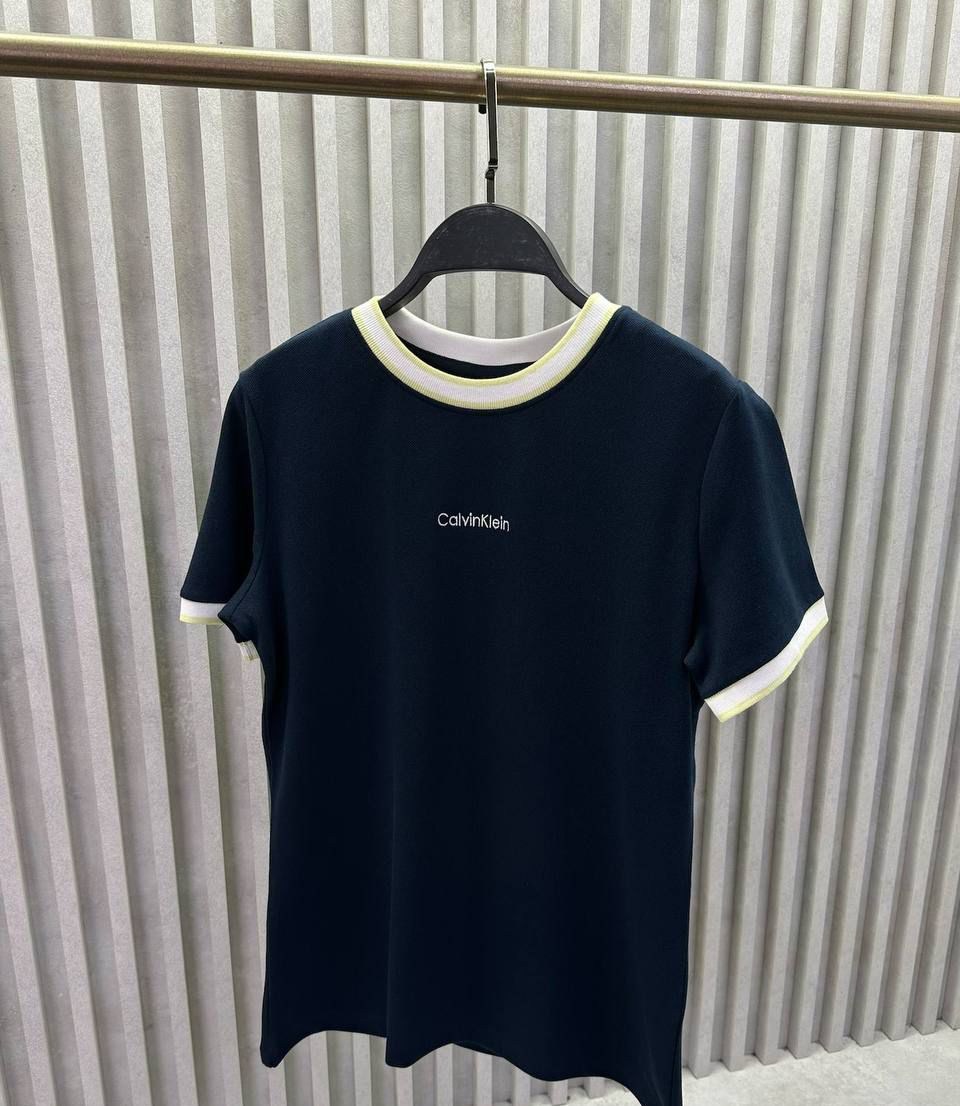 CLVN BEYAZ NAKIŞ YAZI KADIN SİYAH T SHIRT 