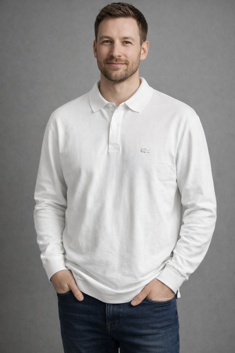LCT PARIS MODEL BEYAZ ERKEK POLOYAKA