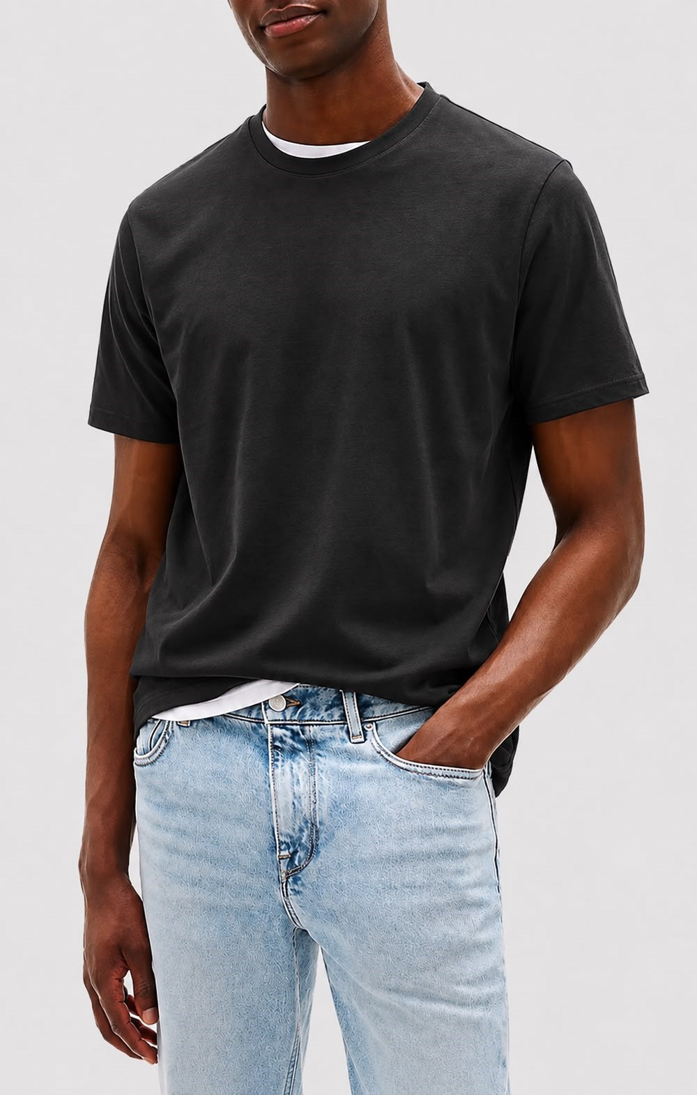TH EST 1985 SİYAH ERKEK TSHIRT