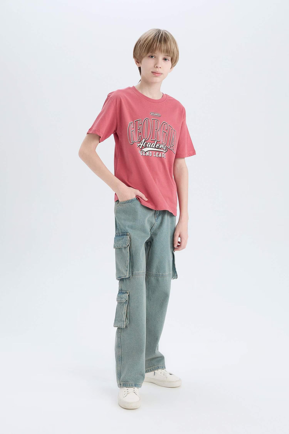Defacto Erkek Çocuk Kısa Kol T-shirt D9262A8/BR268