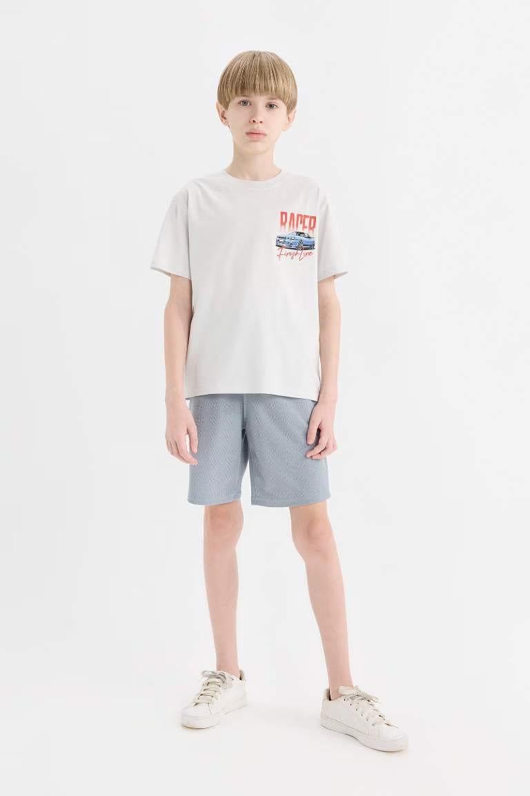 Defacto Erkek Çocuk Kısa Kol T-shirt D9266A8/GR503