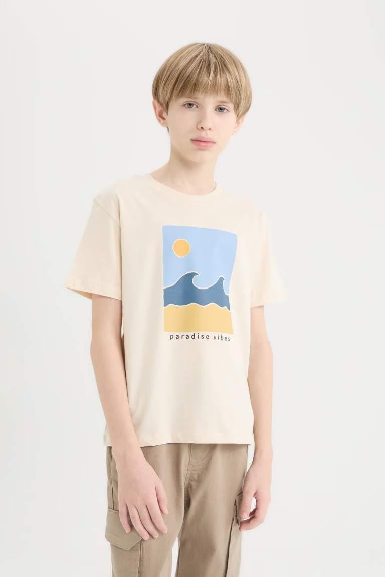 Defacto Erkek Çocuk Kısa Kol T-shirt E0089A8/ER42