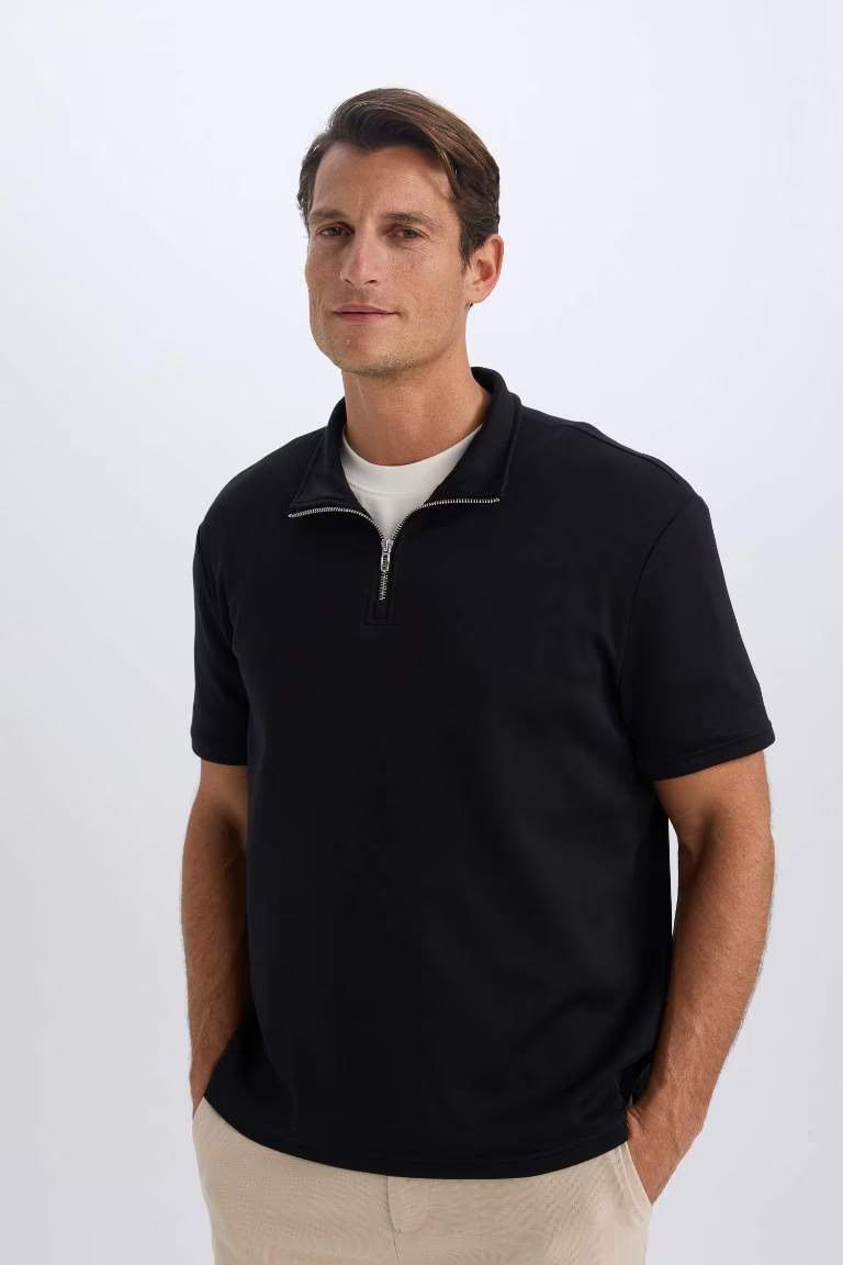 Defacto Erkek  T-shirt B6502AX/BK81
