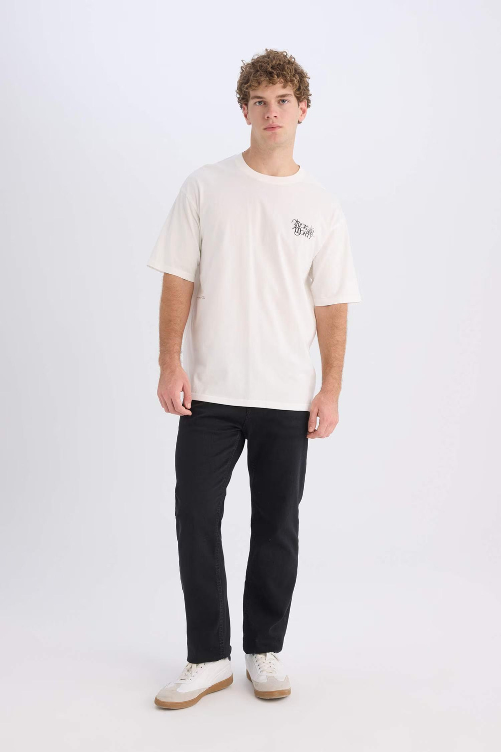Defacto Erkek  T-shirt D5466AX/ER105