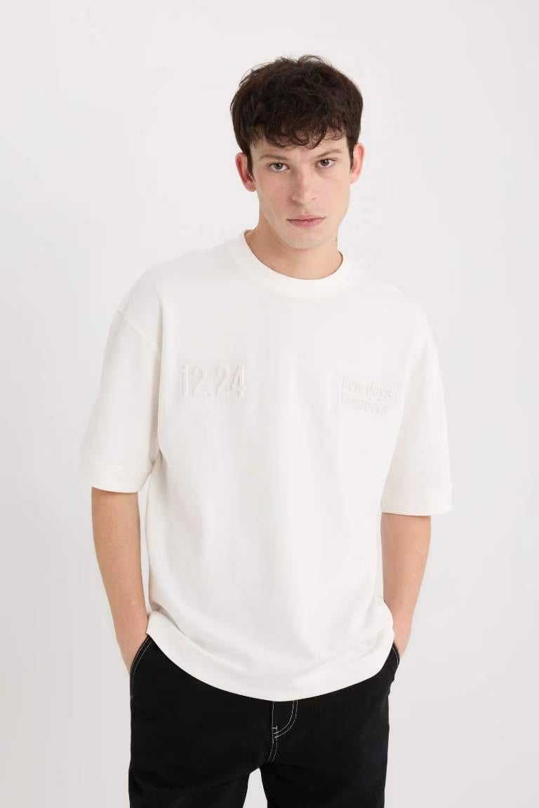 Defacto Erkek  T-shirt D5756AX/ER137