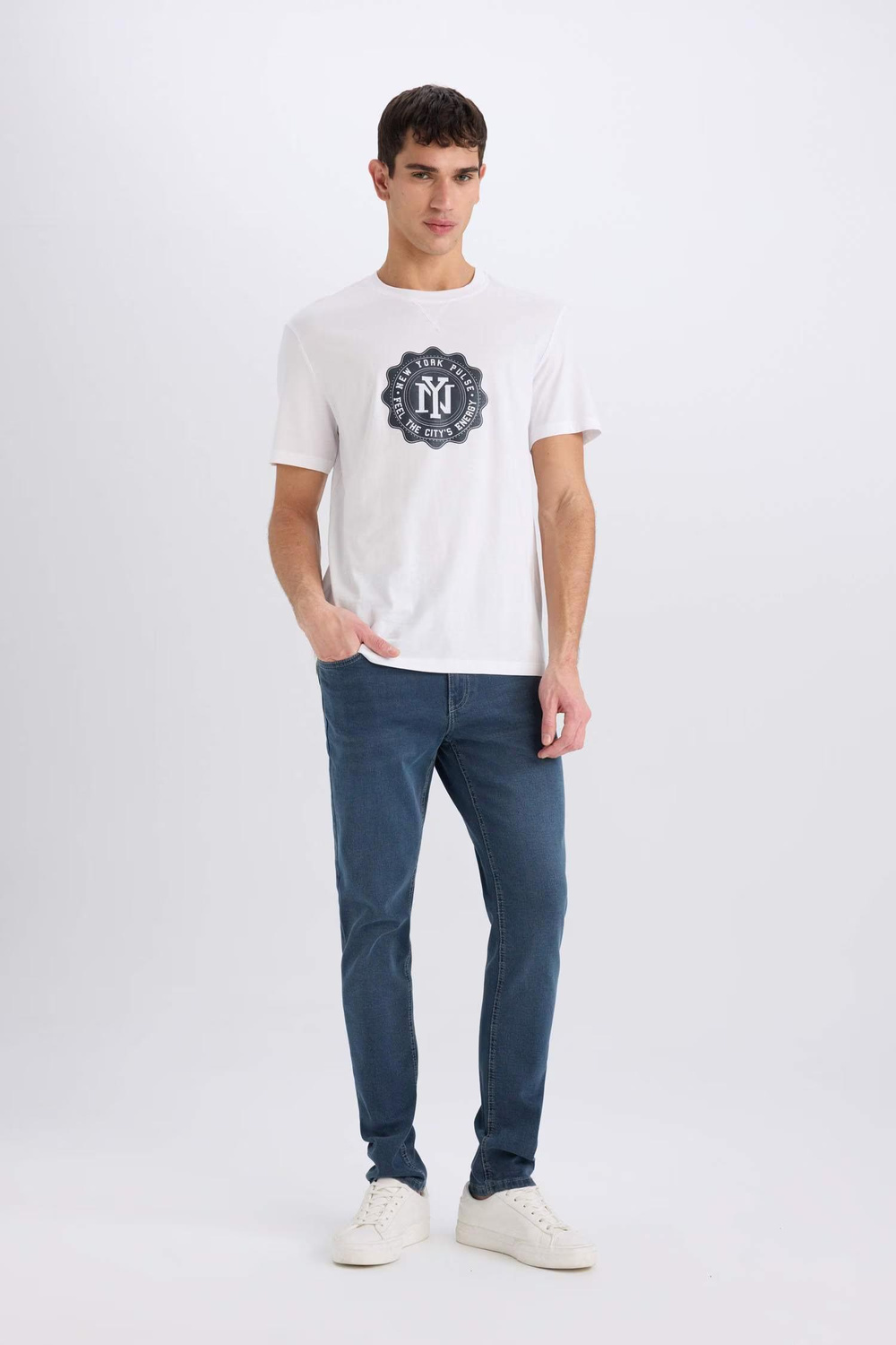 Defacto Erkek  T-shirt D7935AX/WT34