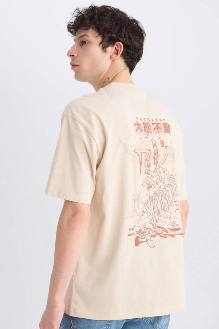 Defacto Erkek  T-shirt E0906AX/BG403