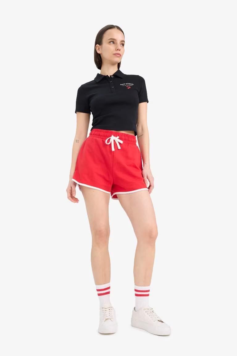 Defacto Kadın Kısa Kol T-shirt D1095AX/BK81