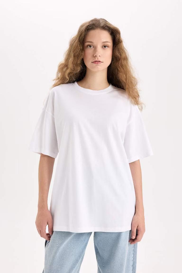 Defacto Kadın Kısa Kol T-shirt V4136AZ/WT34
