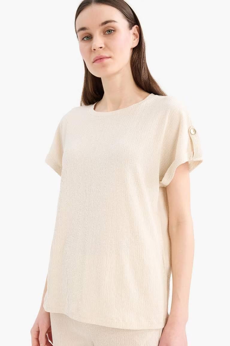 Defacto Kadın T-shirt D3198AX/BG286