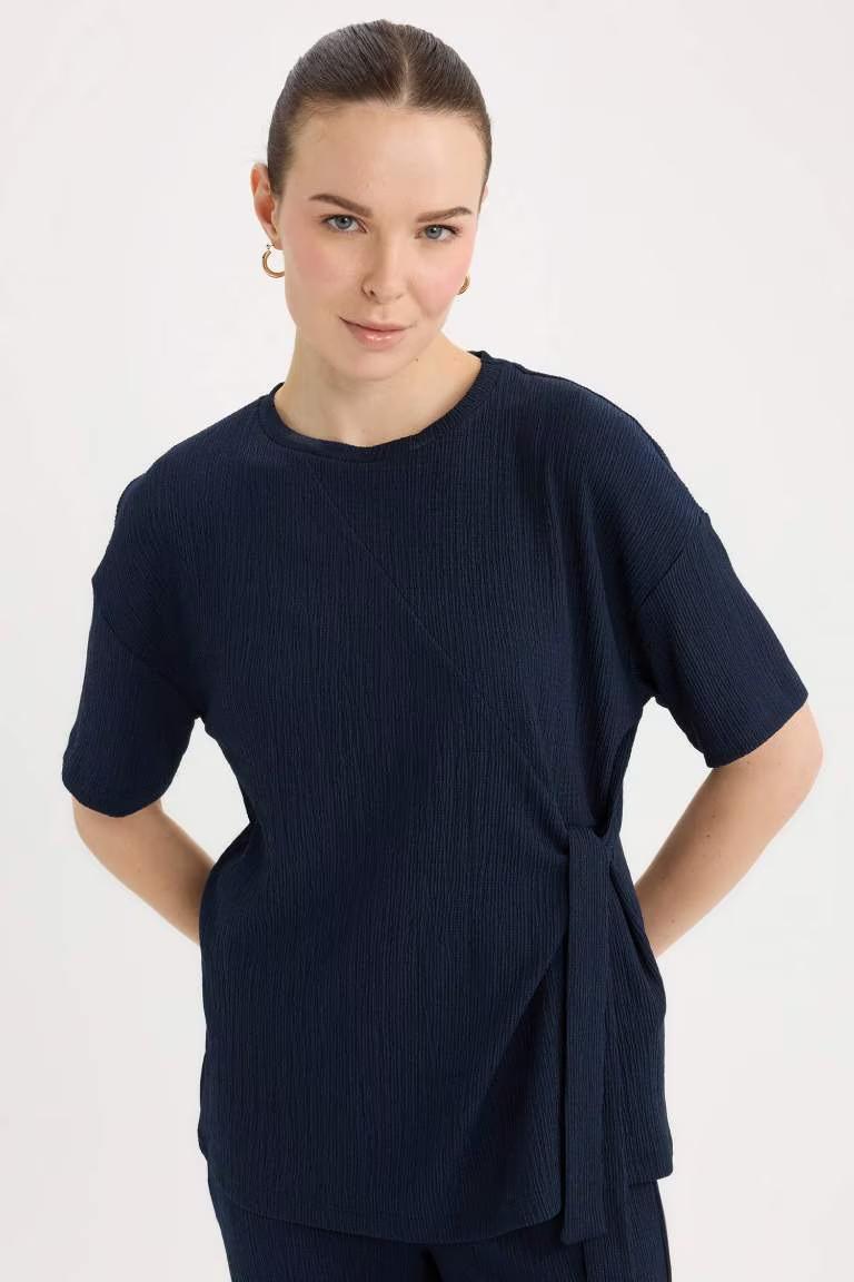 Defacto Kadın T-shirt D5446AX/NV256