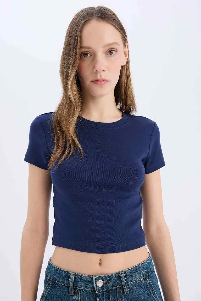 Defacto Kadın T-shirt E0288AX/NV241