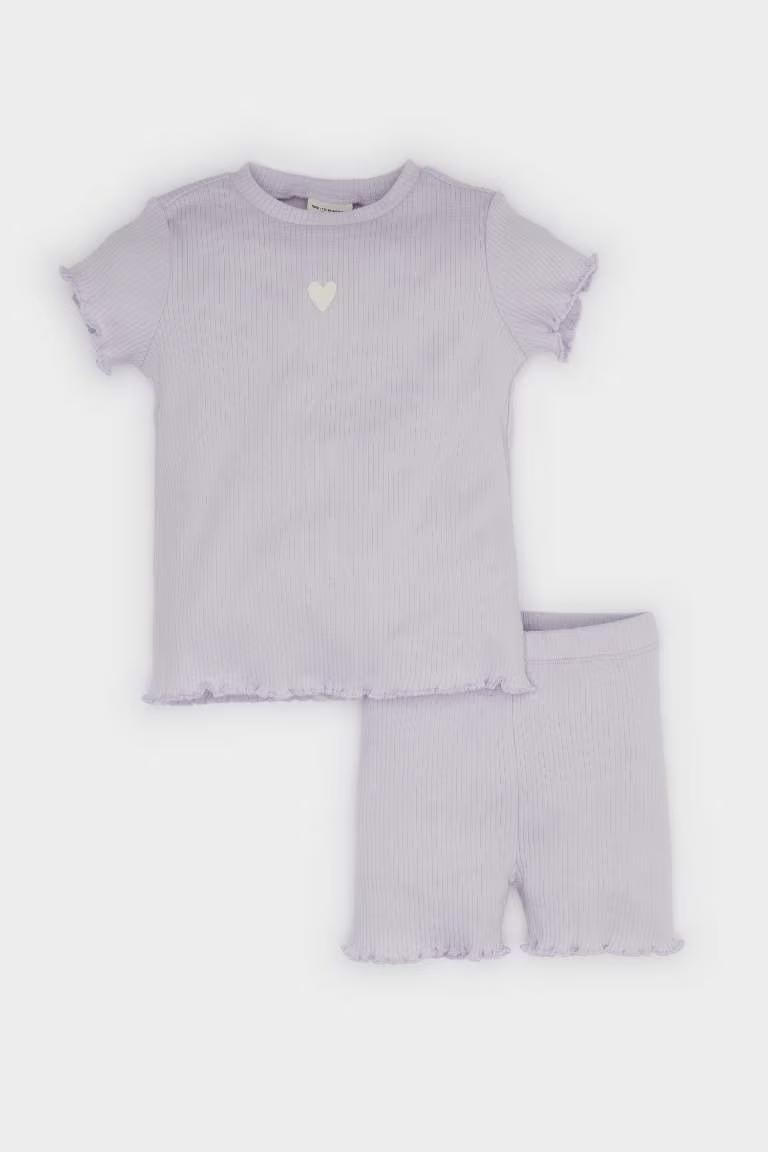 Defacto Kız Bebek  Şort Takım C0021A5/PR305