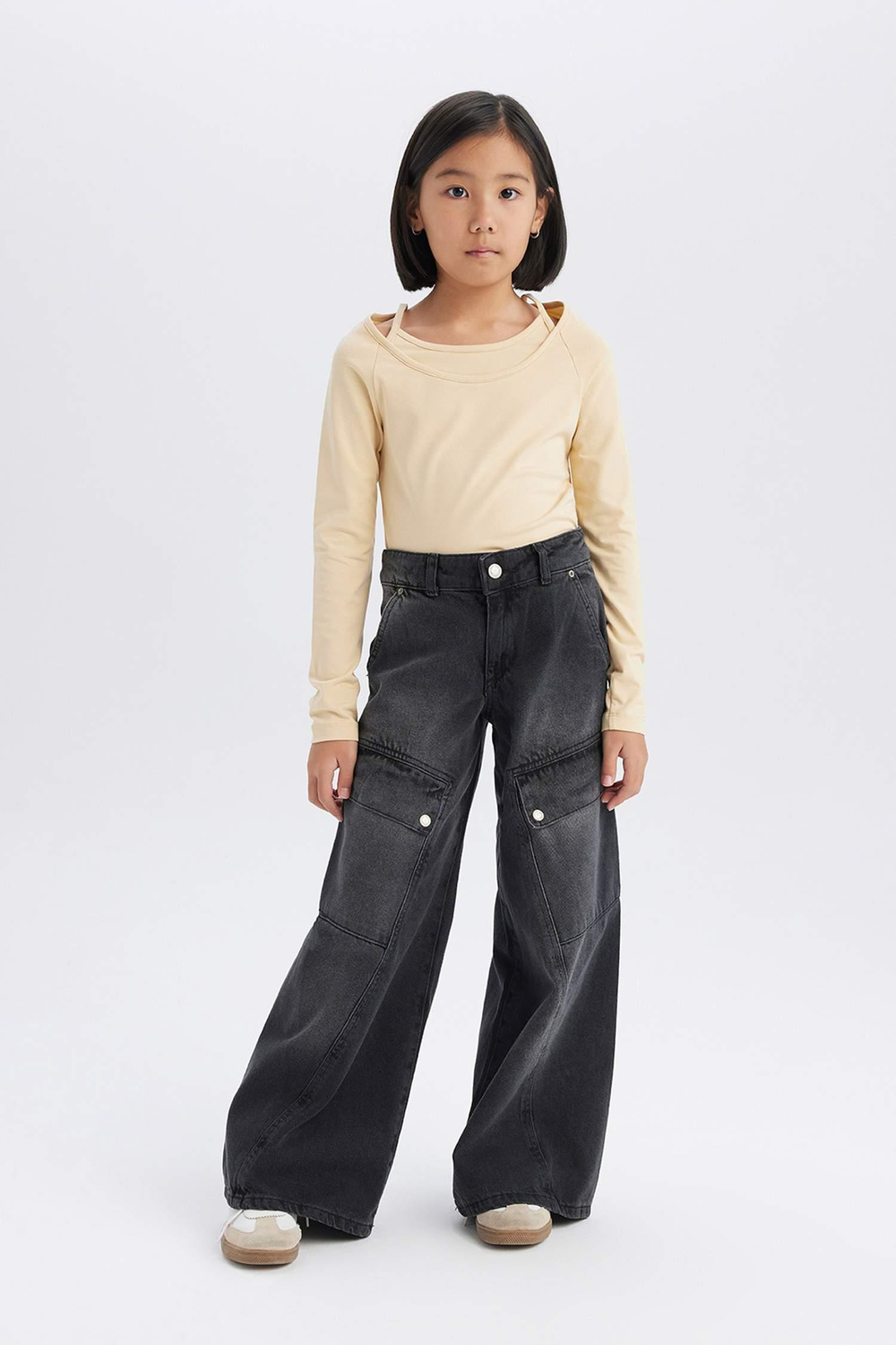 Defacto Kız Çocuk  Sweat D9237A8/BG362