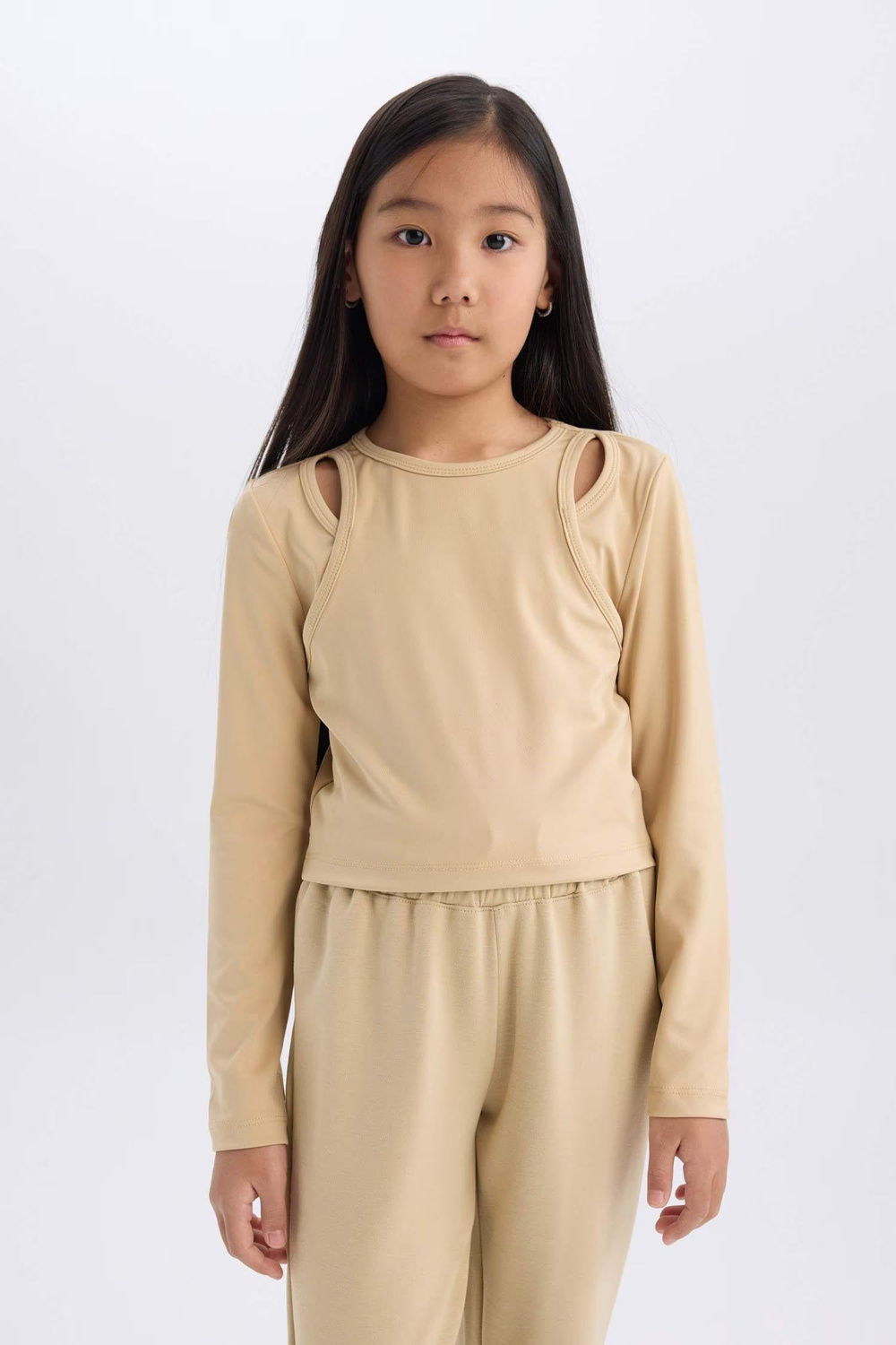 Defacto Kız Çocuk Sweat D9786A8/BG203