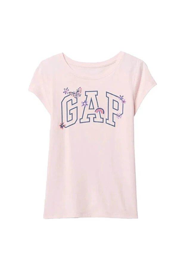 Gap V-Hs Ss Logo Tee Kız Çocuk T-shirt 721891001 321814442