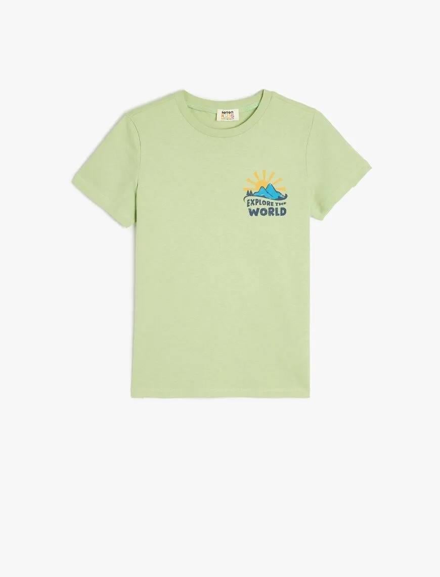 Koton Erkek Çocuk Kısa kol T-shirt 5SKB10124TK