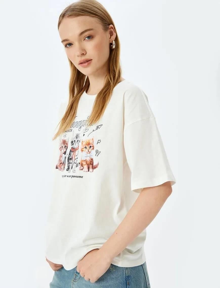 Koton Kadın T-shirt 5SAL10016IK