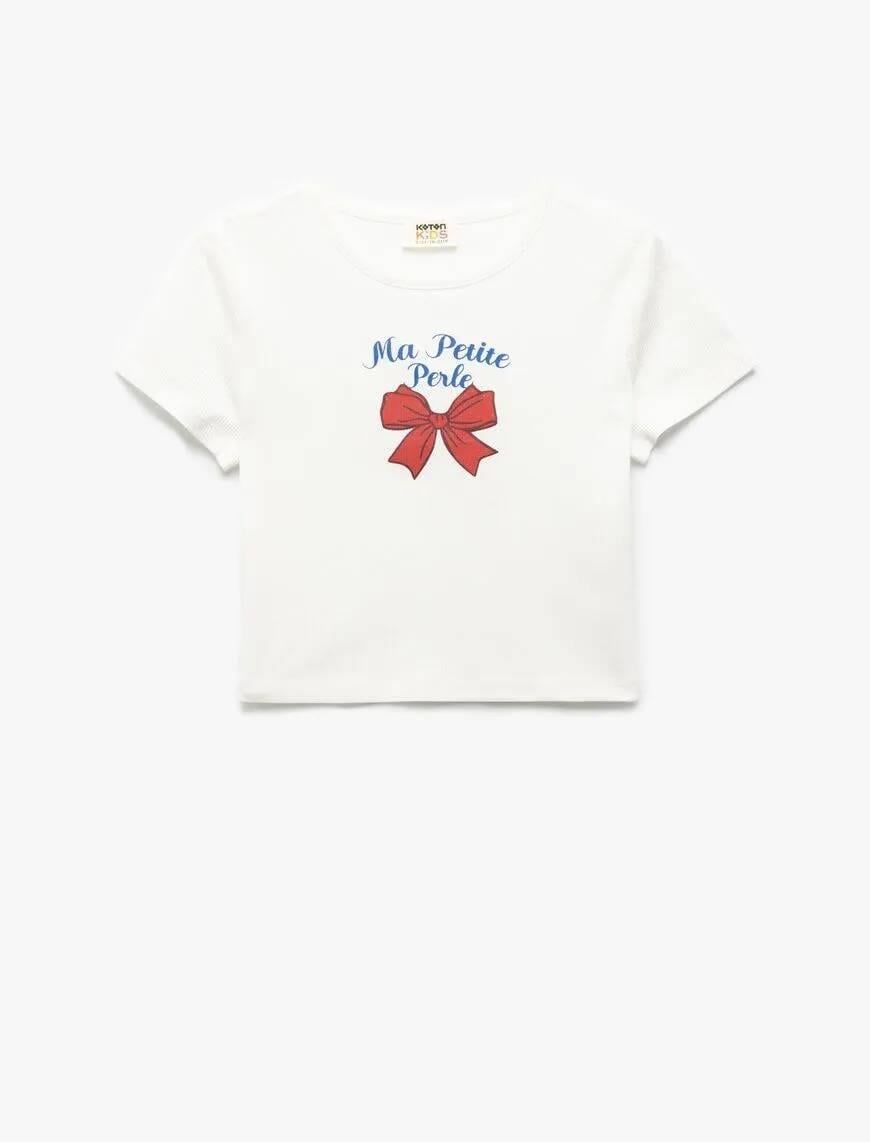 Koton Kız Çocuk Kısa Kol T-shirt 5SKG10461AK