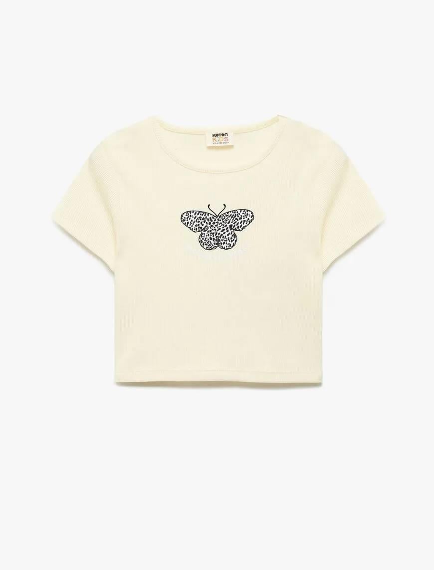 Koton Kız Çocuk Kısa Kol T-shirt 5SKG10269AK