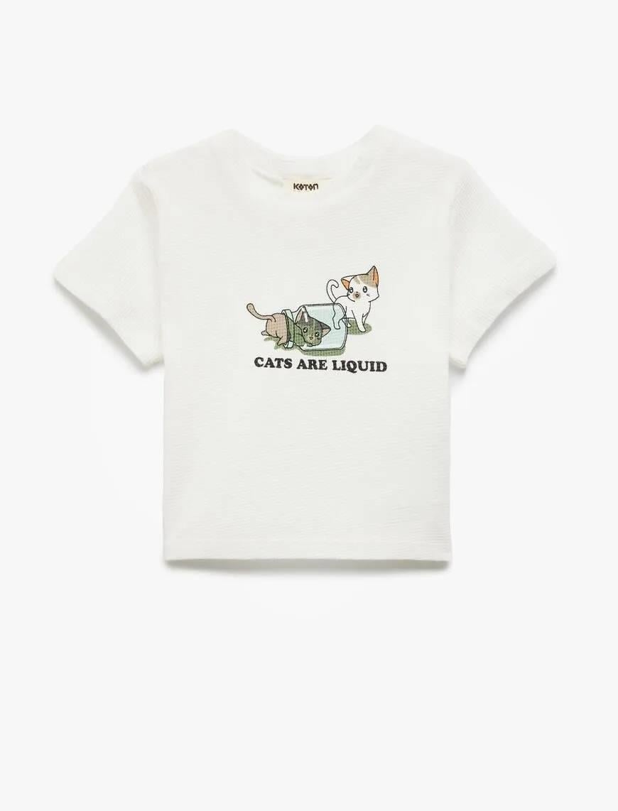 Koton Kız Çocuk T-shirt 5SKG10125AK