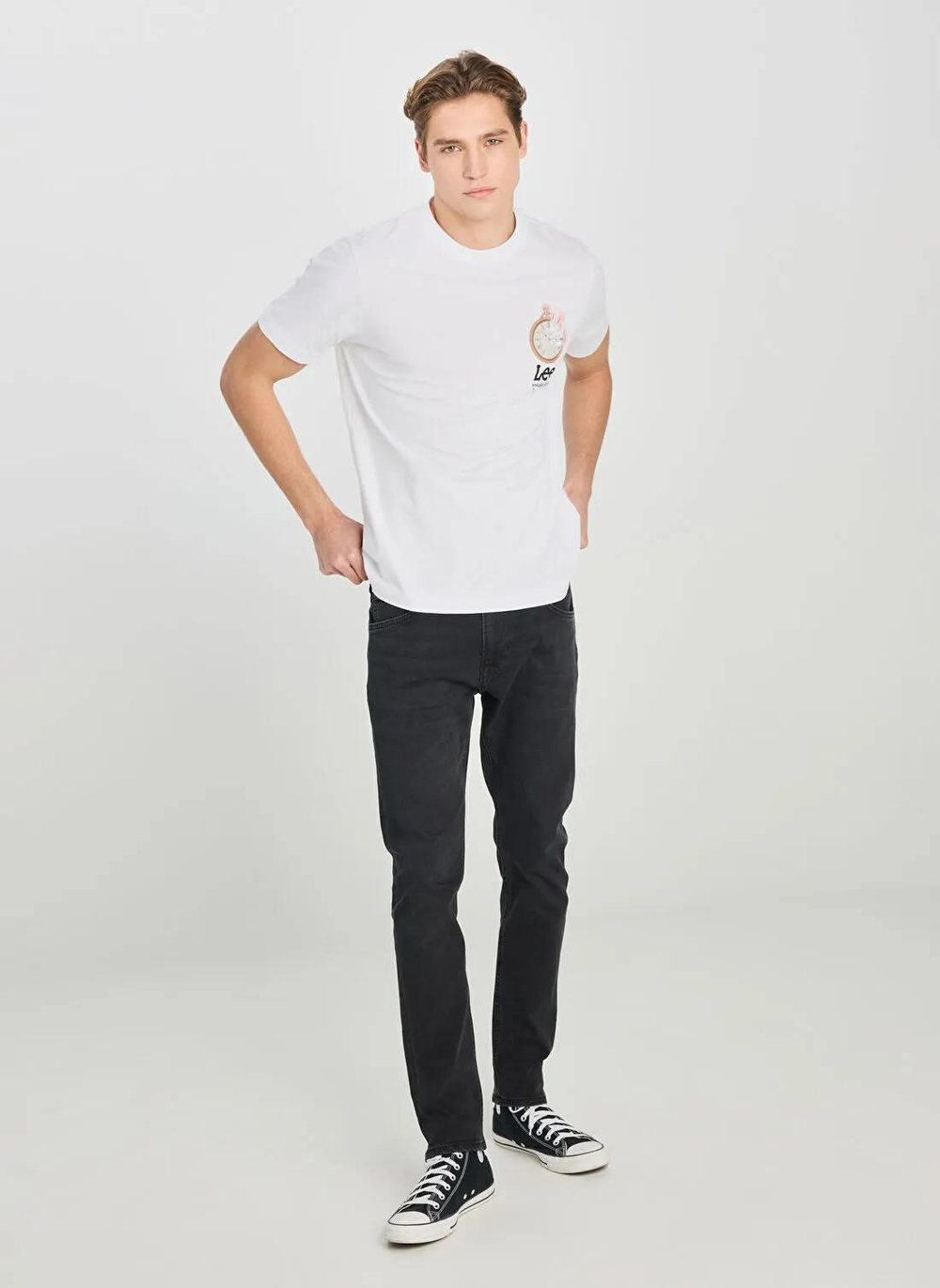Lee Grafik Logo Erkek T-shirt L2510322100