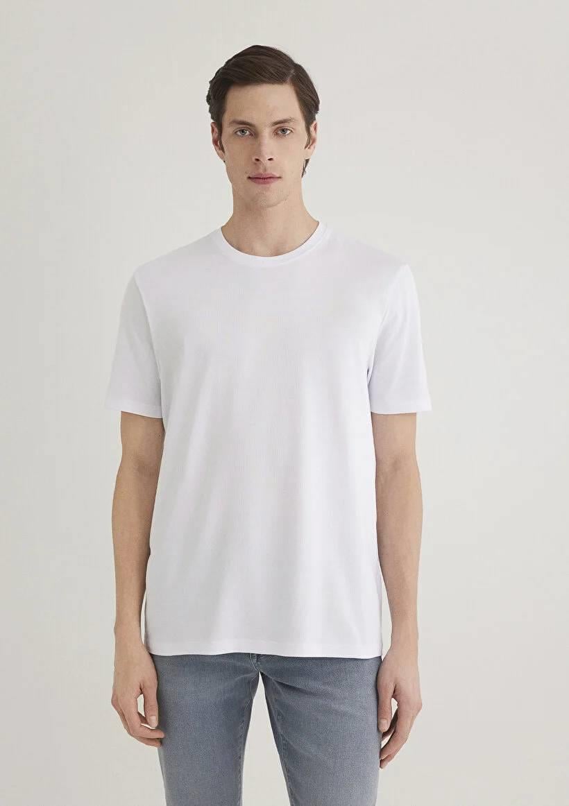 Mavi Basıc Bisiklet Yaka Erkek T-Shirt M0610252-620