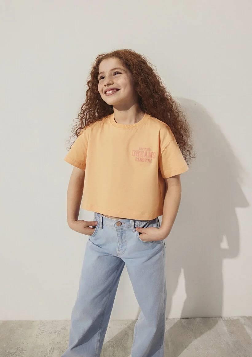 Mavi Chase Your Dreams Baskılı Kız Çocuk T-Shirt M7610271-84657