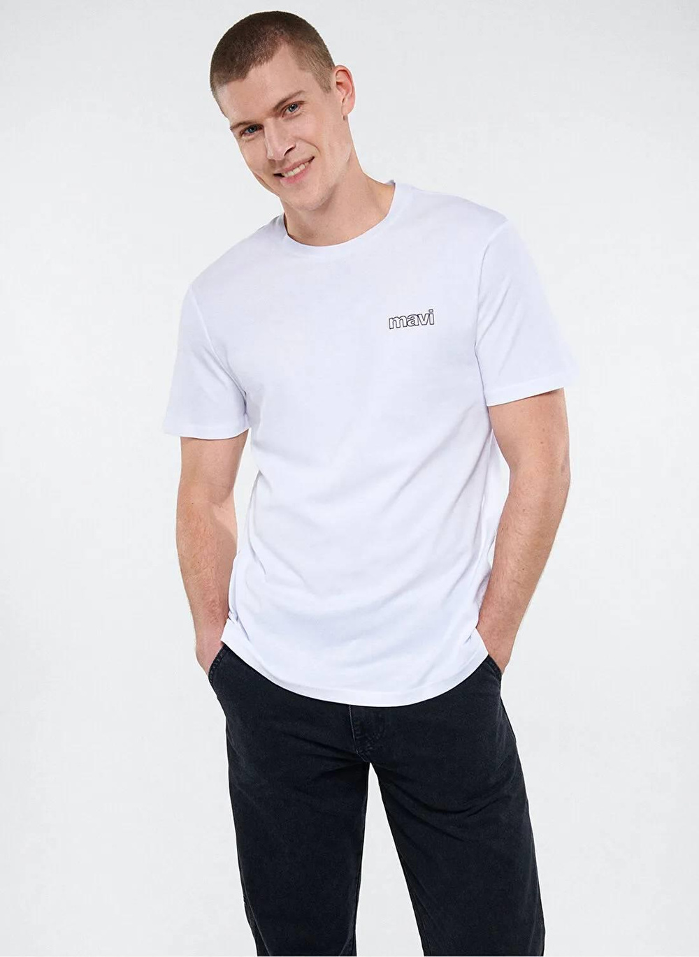 Mavi Loose Erkek  T-shirt M0612610-620