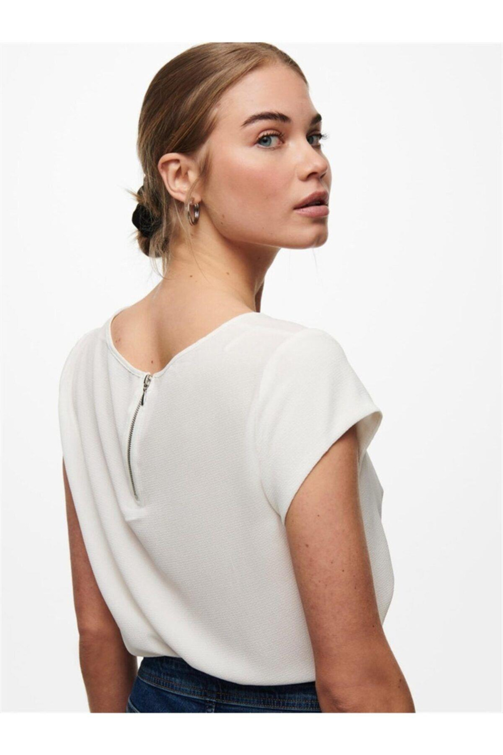Only Onlvıc S/S Solıd Top Noos Ptm Kadın Bluz 15142784