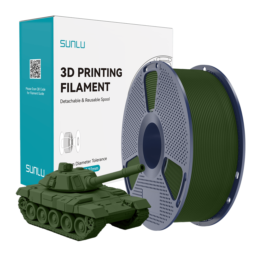 SUNLU High Speed PLA+ Filament Olive Green
